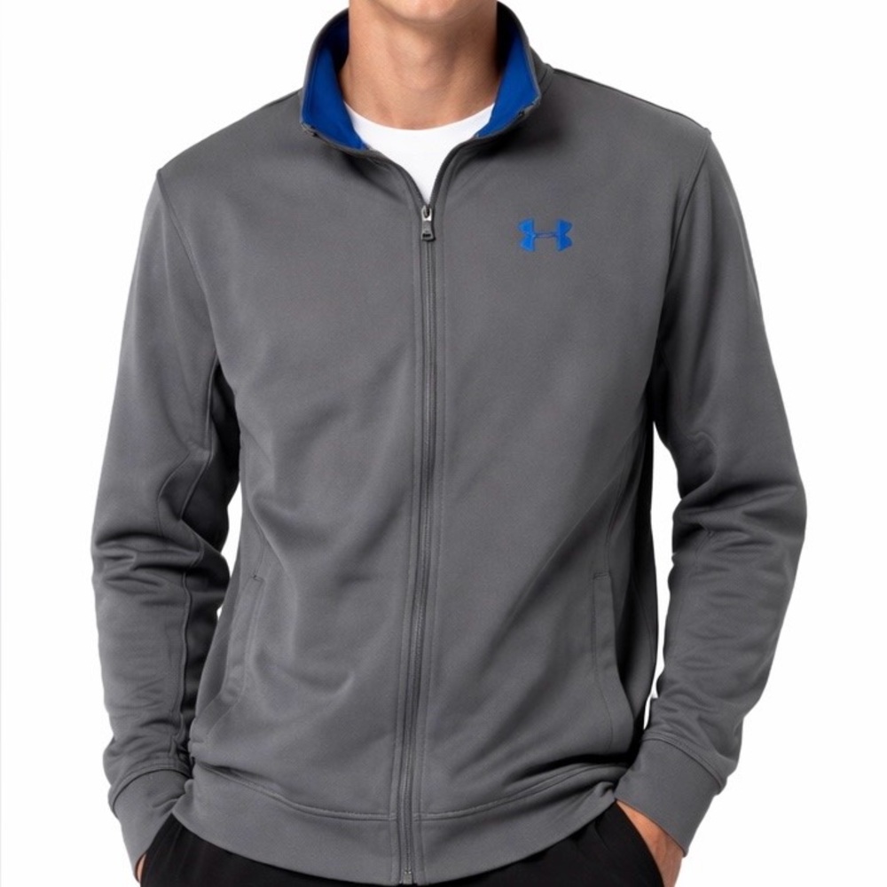 Under Armour Youth XL Performance Jacket Gray and Blue